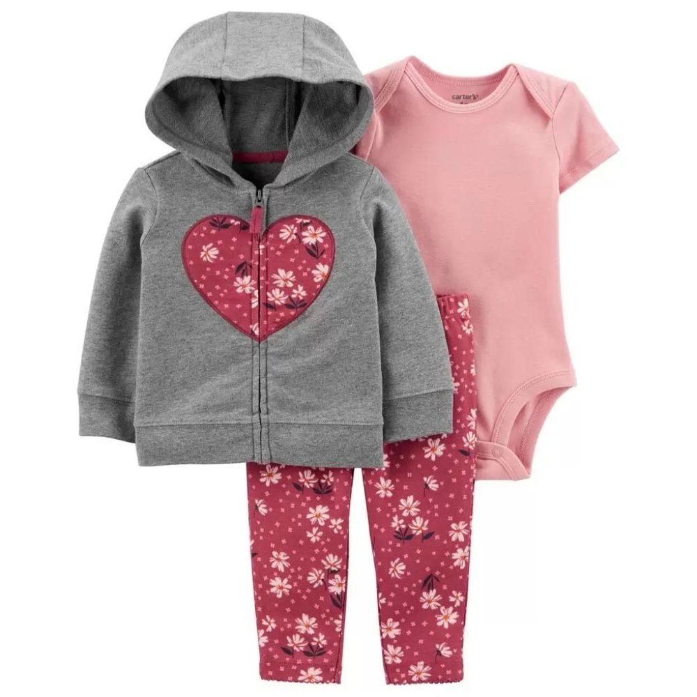 Carter's 3-Piece Floral Little Jacket Set Size 6M